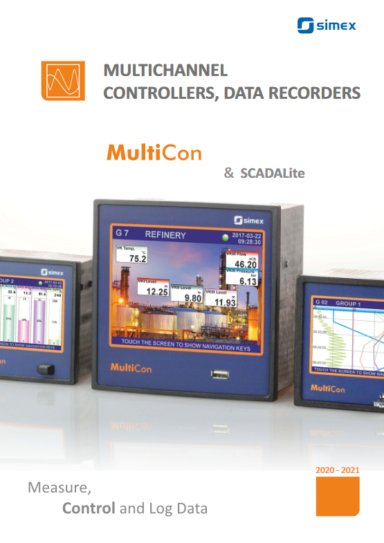 Muticon CMC-99, CMC141, CMC-N16 recorder controller overview