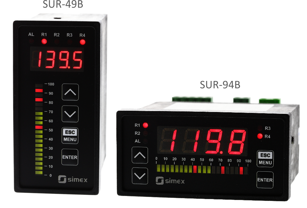 New universal controllers including a bargraph - News - simex.pl