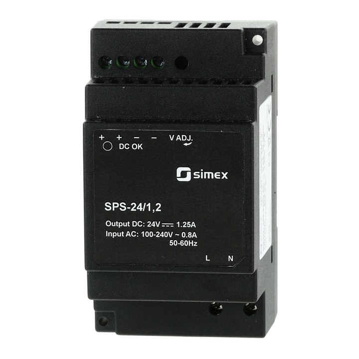 DIN rail power supply SPS-24/1,2 30W