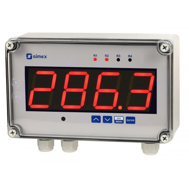 Wall-mounted IP67 digital indicator SWS-457