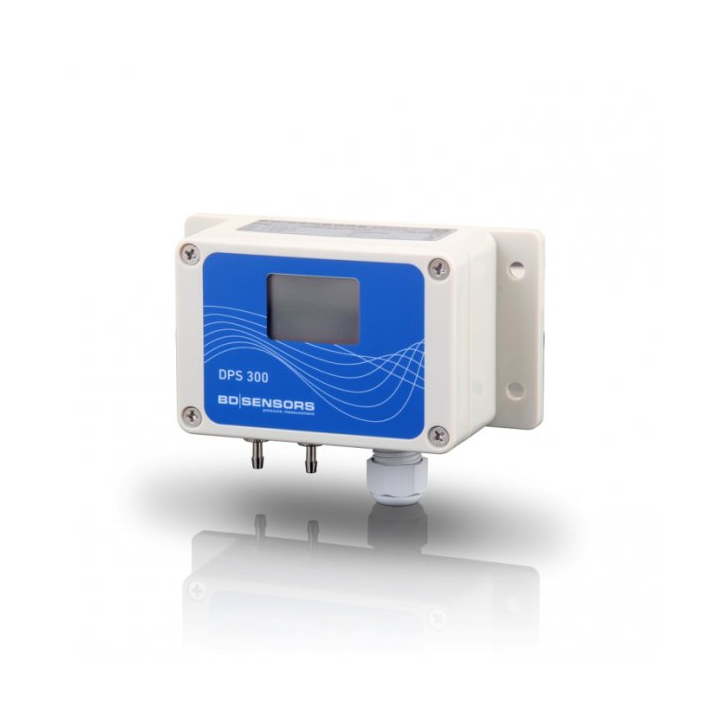 Multi range differential pressure transmitter for gas and compressed air DPS 300