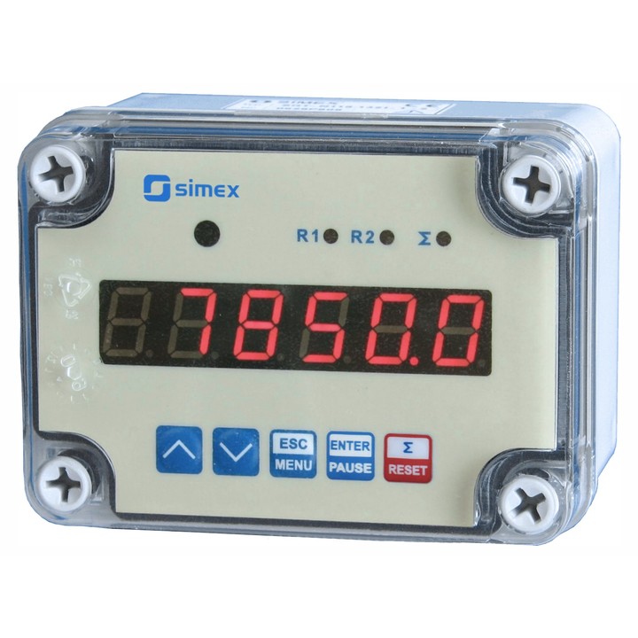 Flow meter, batcher, totalizer SPI-N118 in wall mounted IP 67 case