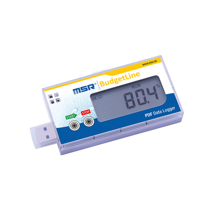 Data Loggers for Temperature and Humidity MSR BudgetLine
