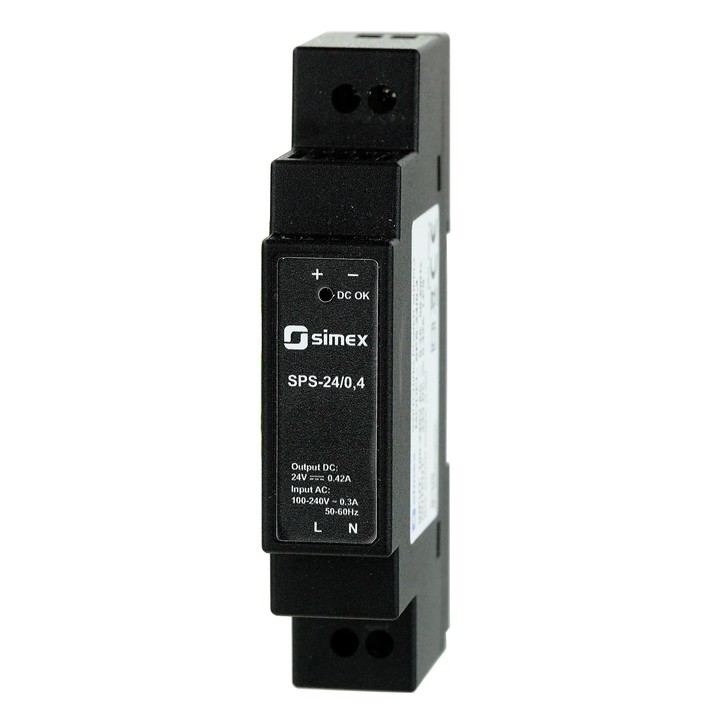 DIN rail power supply SPS-24/0,4; 10W